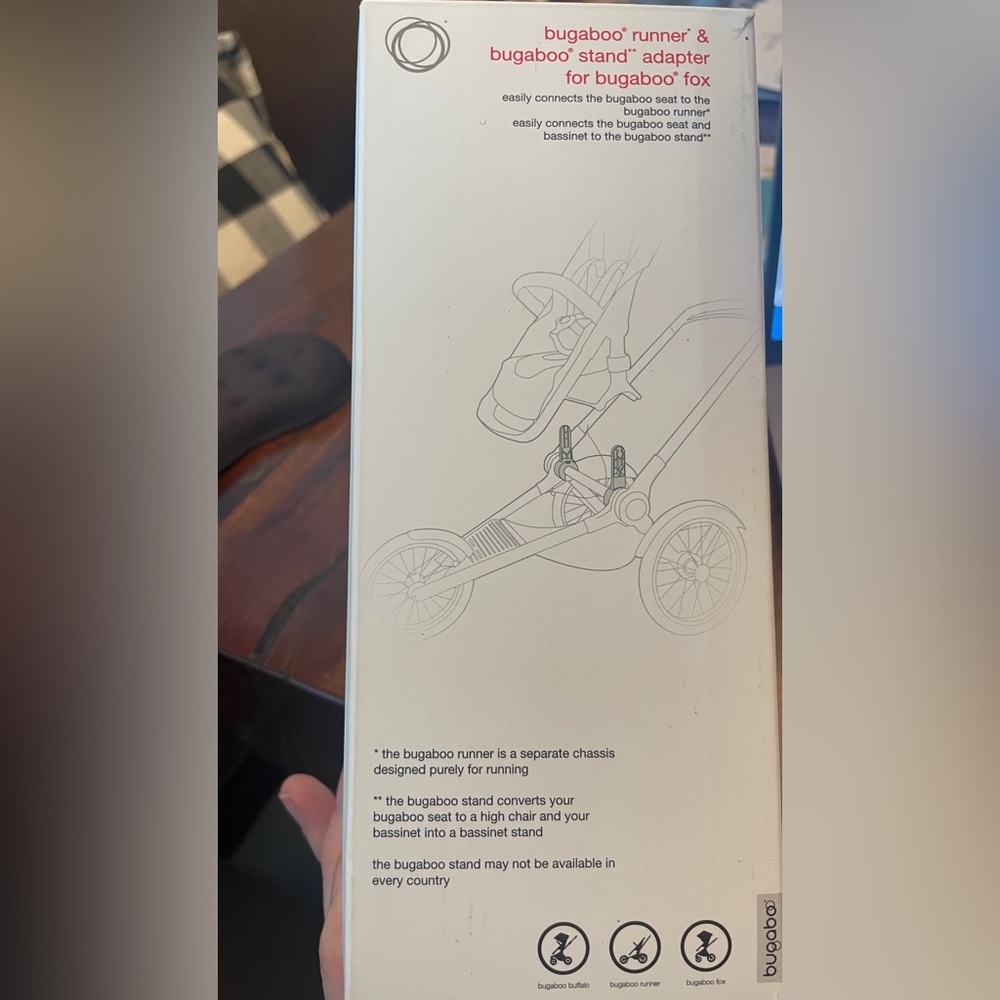 Bugaboo fox attachment for stand/runner